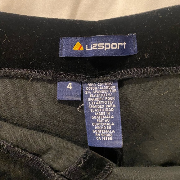 Vintage velvet high-waist cigarette pant - Picture 2 of 4